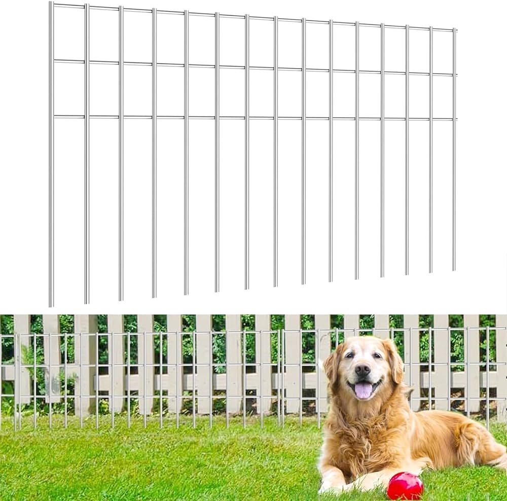 Dog Fence With Stakes