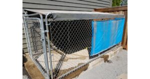 Dog Fence with Cover